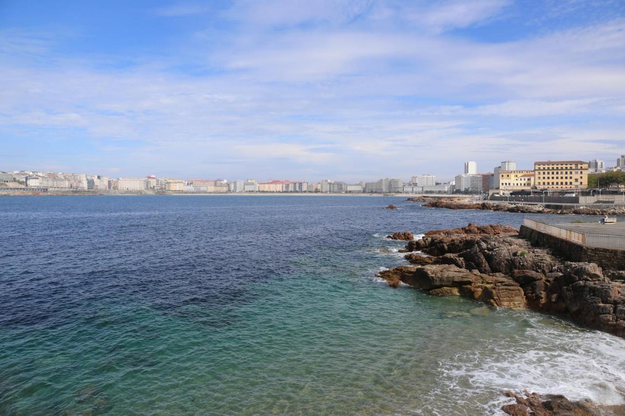 Apartamento Orzán playa A Coruña Exterior foto
