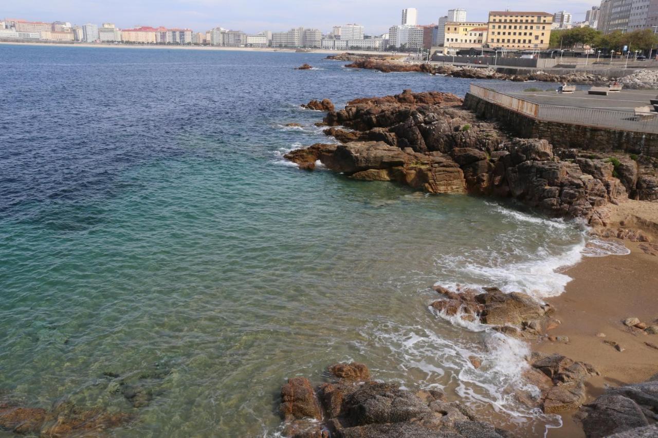 Apartamento Orzán playa A Coruña Exterior foto